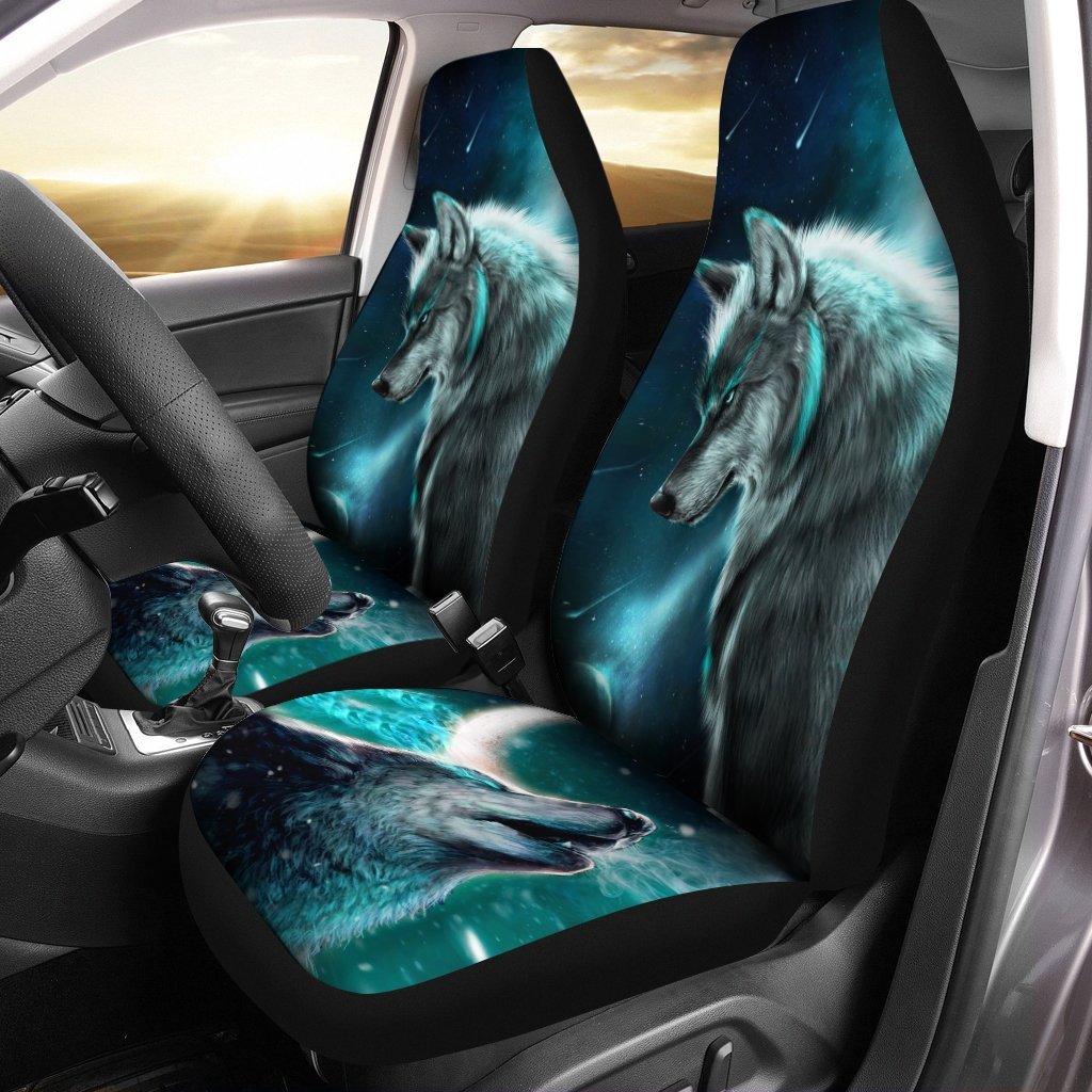 Alpha Wolf Car Seat Covers Custom Great Gifts Idea Car Accessories