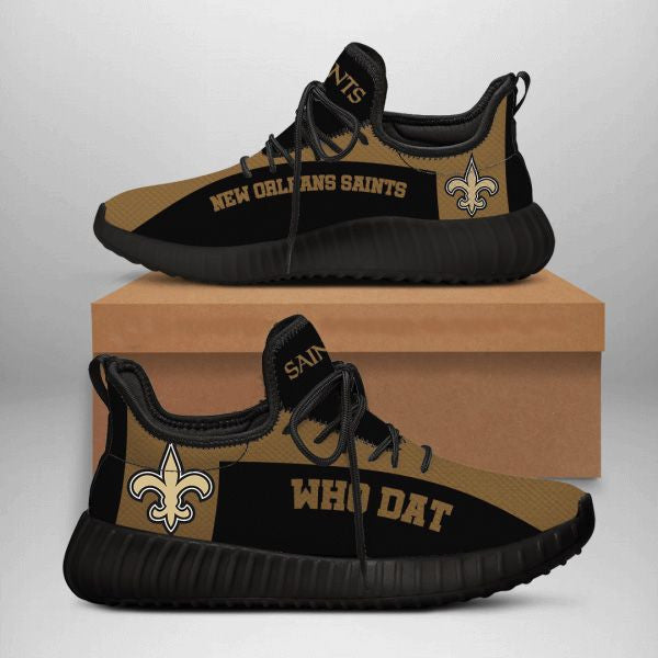 New Orleans Saints Sneakers Custom 5 Shoes Black Shoes Fan