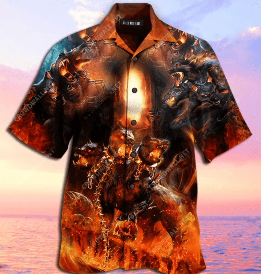 High Quality Cerberus Greek Mythology Unisex Aloha Hawaii Shirts V Ha1201