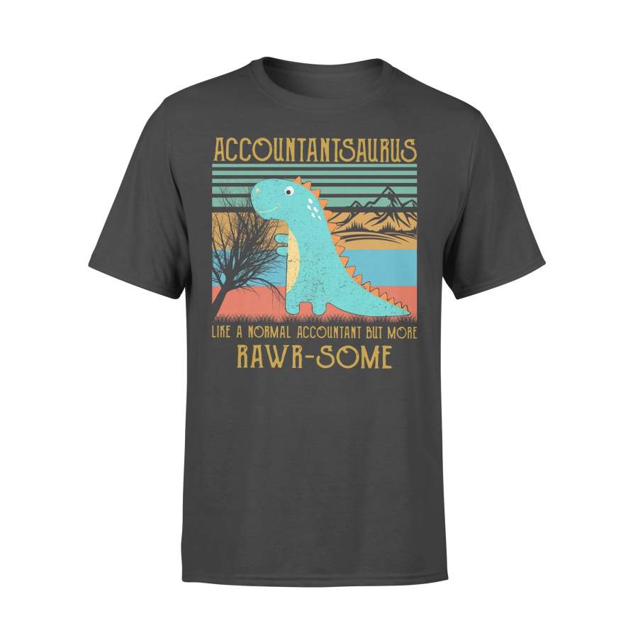 Baby T-Rex Dinosaur Accountantsaurus Like A Normal Accountant But More Rwar Some Vintage T-shirt