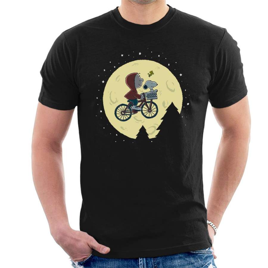 Peanuts Charlie Brown Snoopy ET Mashup Men’s T-shirt