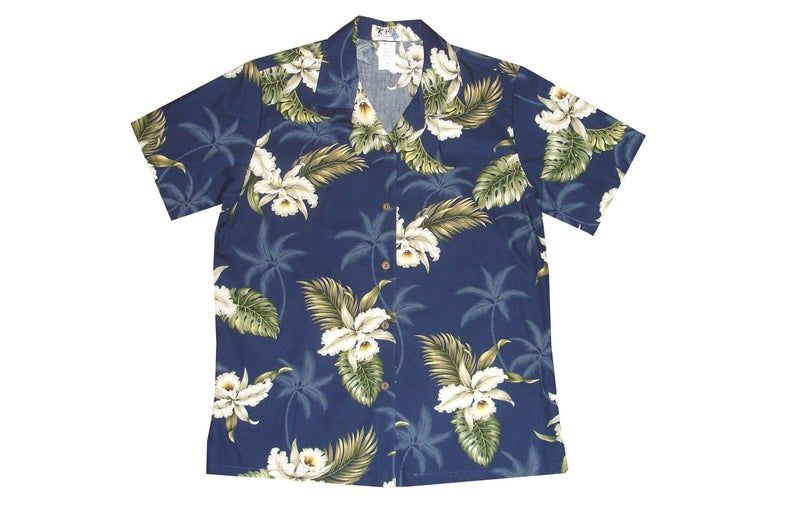 Orchid Blue Green Best Design Hawaii Shirt Ha83681