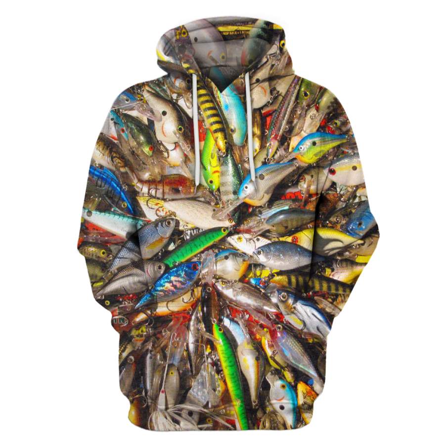 3D All Over Print Fishing Hoodie