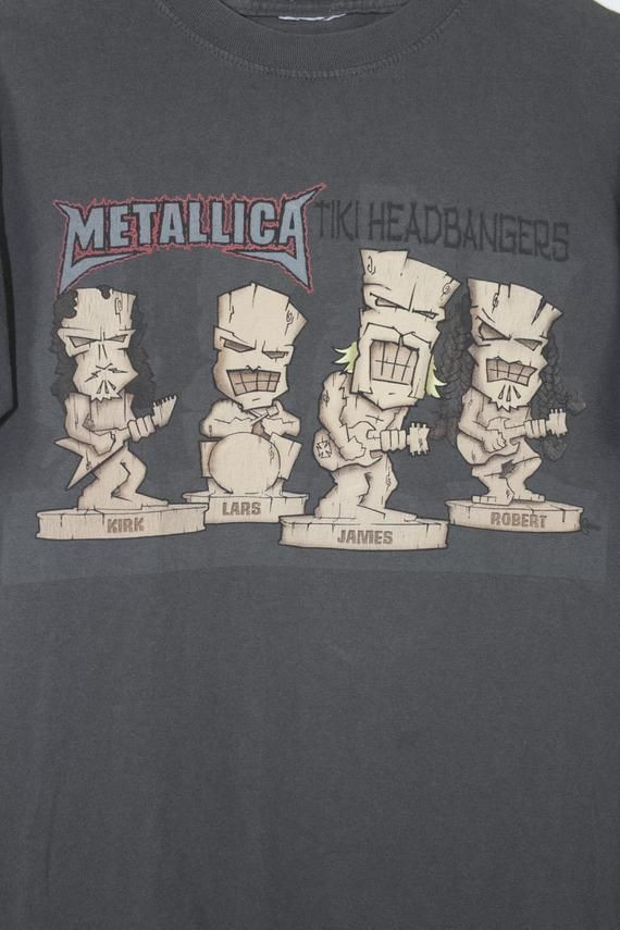 Metallica Tiki Bobbleheads Shirt Tiki Headbangers Tiki Heads Shirt