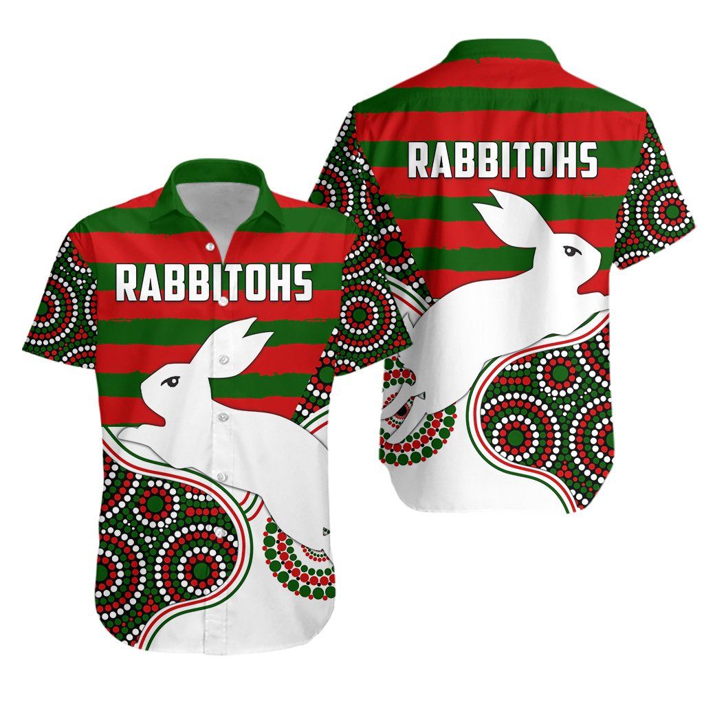 Australia Rabbitohs Indigenous Rugby Hawaiian Shirt Th5