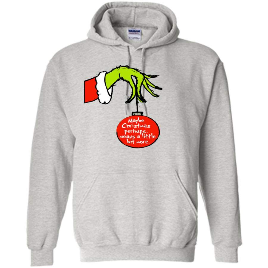 Christmas, Xmas, Maybe Christmas Perhaps, Means a Little Bit More – Gildan Heavy Blend Hoodie