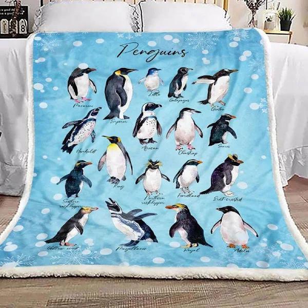 Penguin Lover Fleece Blanket – Quilt Blanket