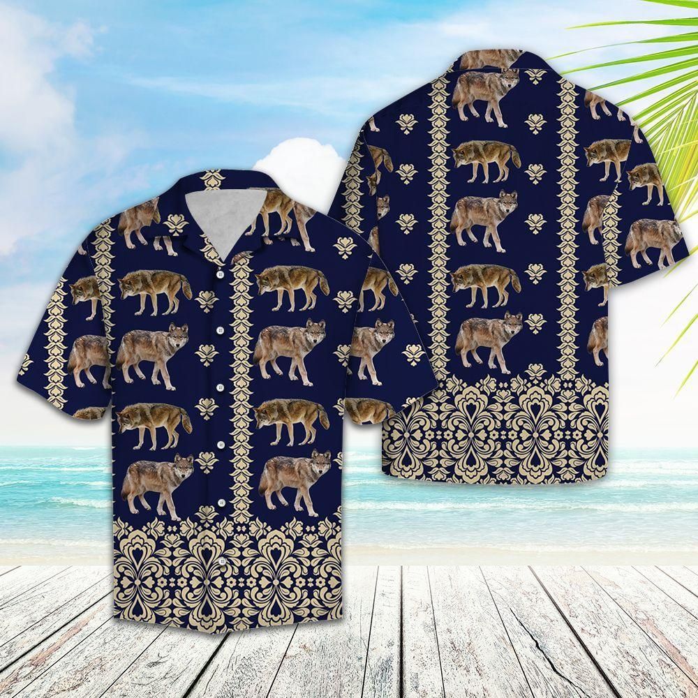 Wolf Lover Aloha Hawaiian Shirt Colorful Short Sleeve Summer Beach Casual Shirt For Men And Women