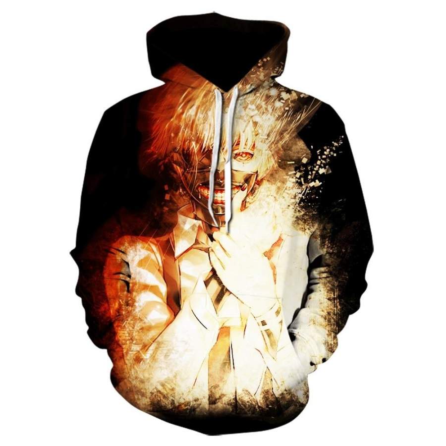 2019 New Fashion Tokyo Ghoul Funny Anime Hoodie