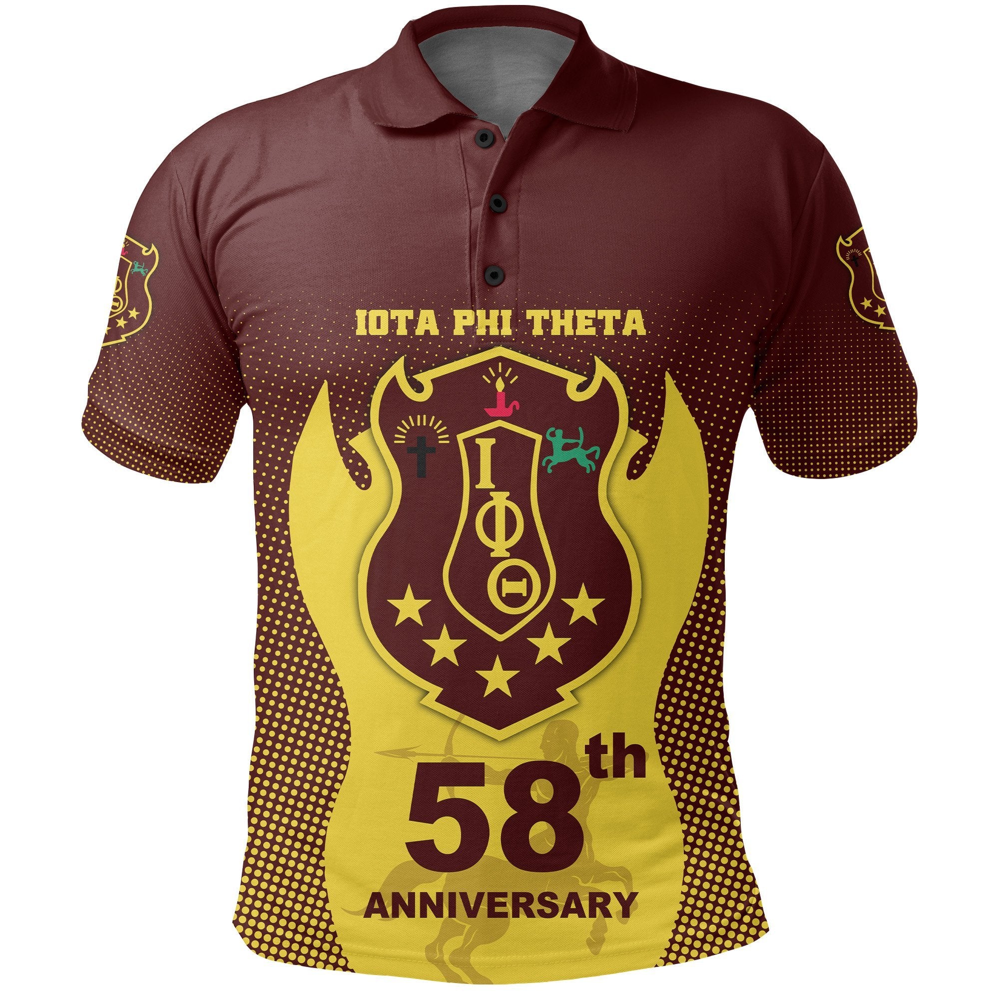 Iota Phi Theta 58Th Anniversary Polo Shirt Special Style Lt16