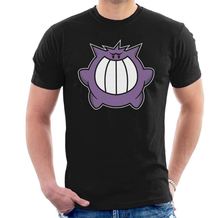 Pokeboo Pokemon Mario Ghost Gengar Men’s T-Shirt