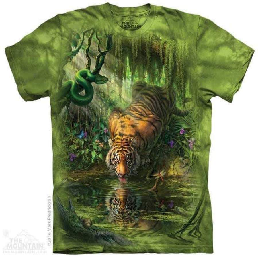 Enchanted Tiger Adult T-Shirt