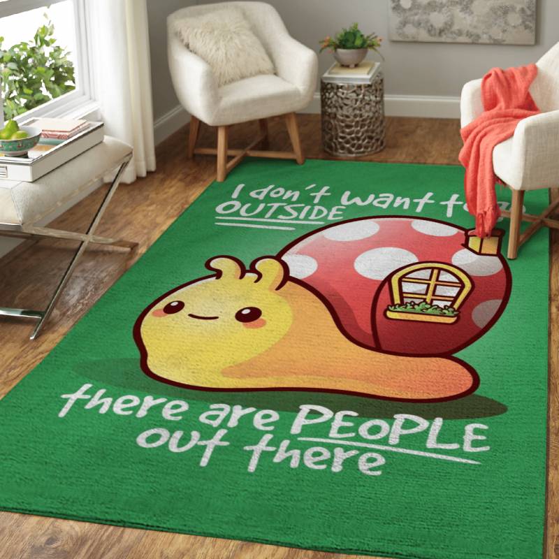 Snail sweet home – Animals Area Rug Carpet