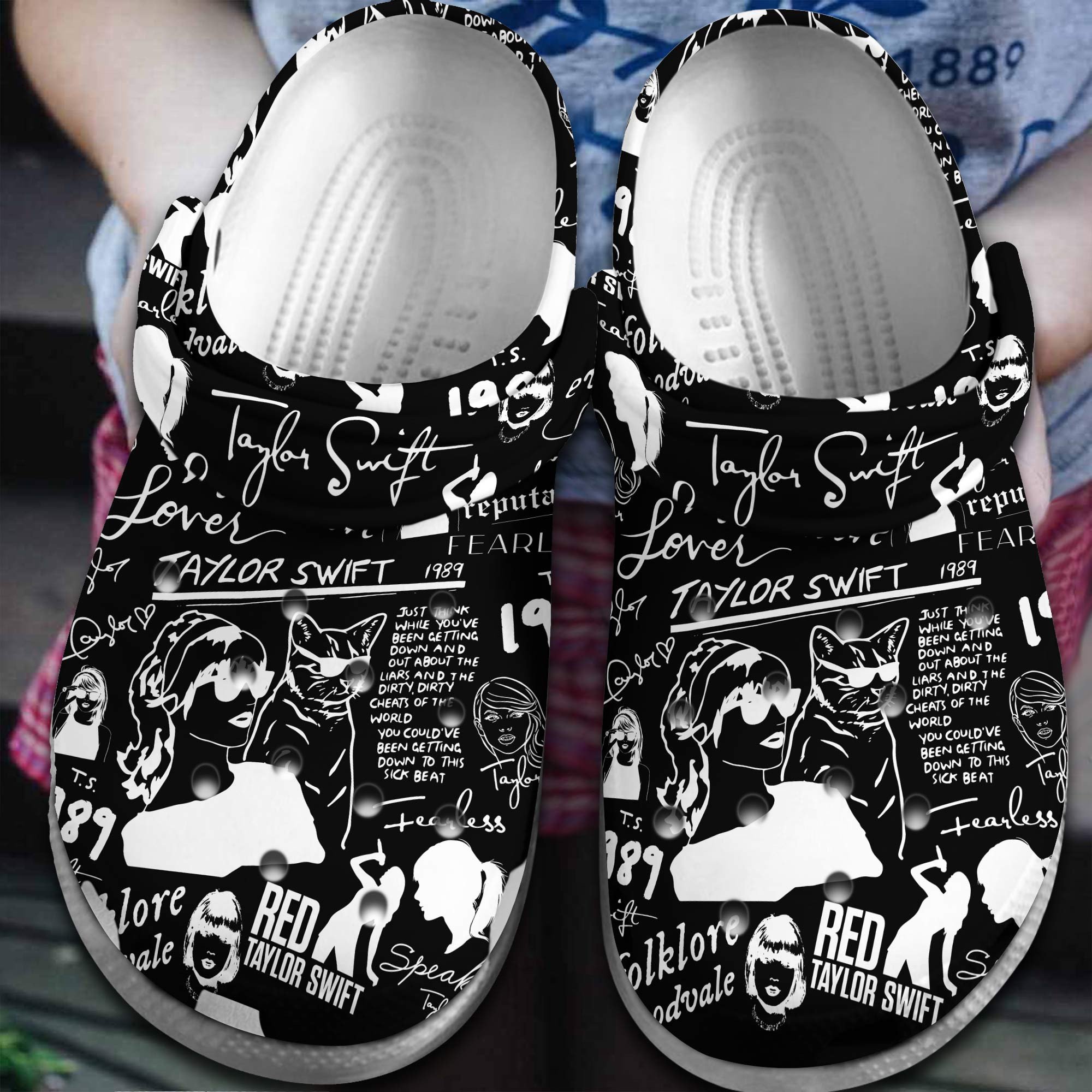 Taylor Swift Music Crocss Crocband Clogs Shoes Comfortable For Men Women And Kids 417Uvgao-1