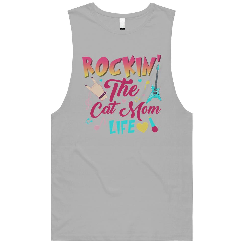 Rockin’ The Cat Mom Life Kitten Lovers Tank Top