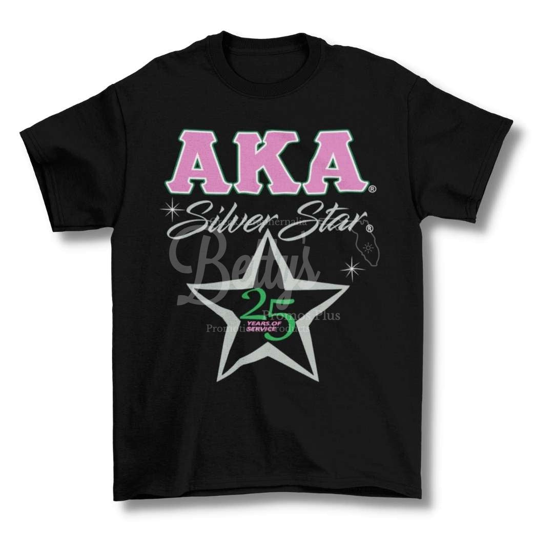 Alpha Kappa Alpha Aka Silver Star T-Shirt