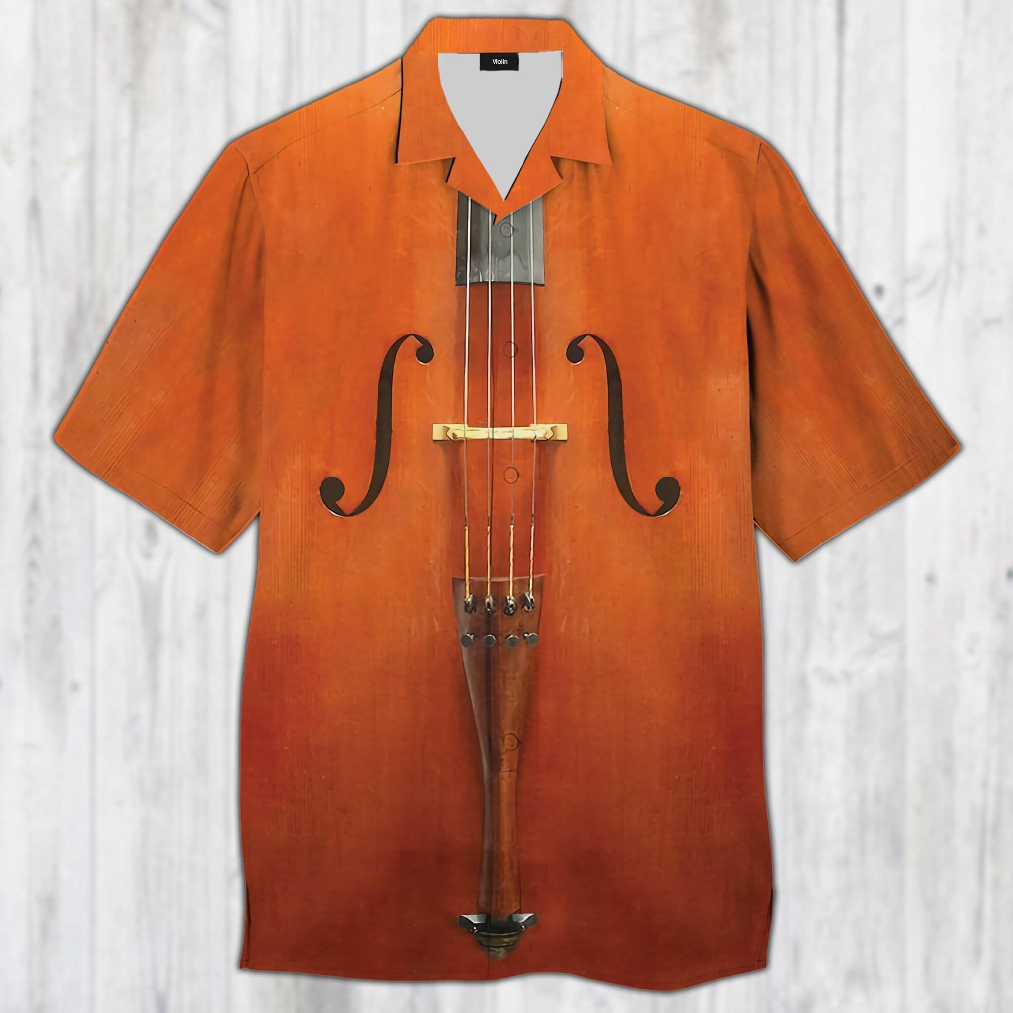 Violin Cello Hawaiian Shirt Pre12044