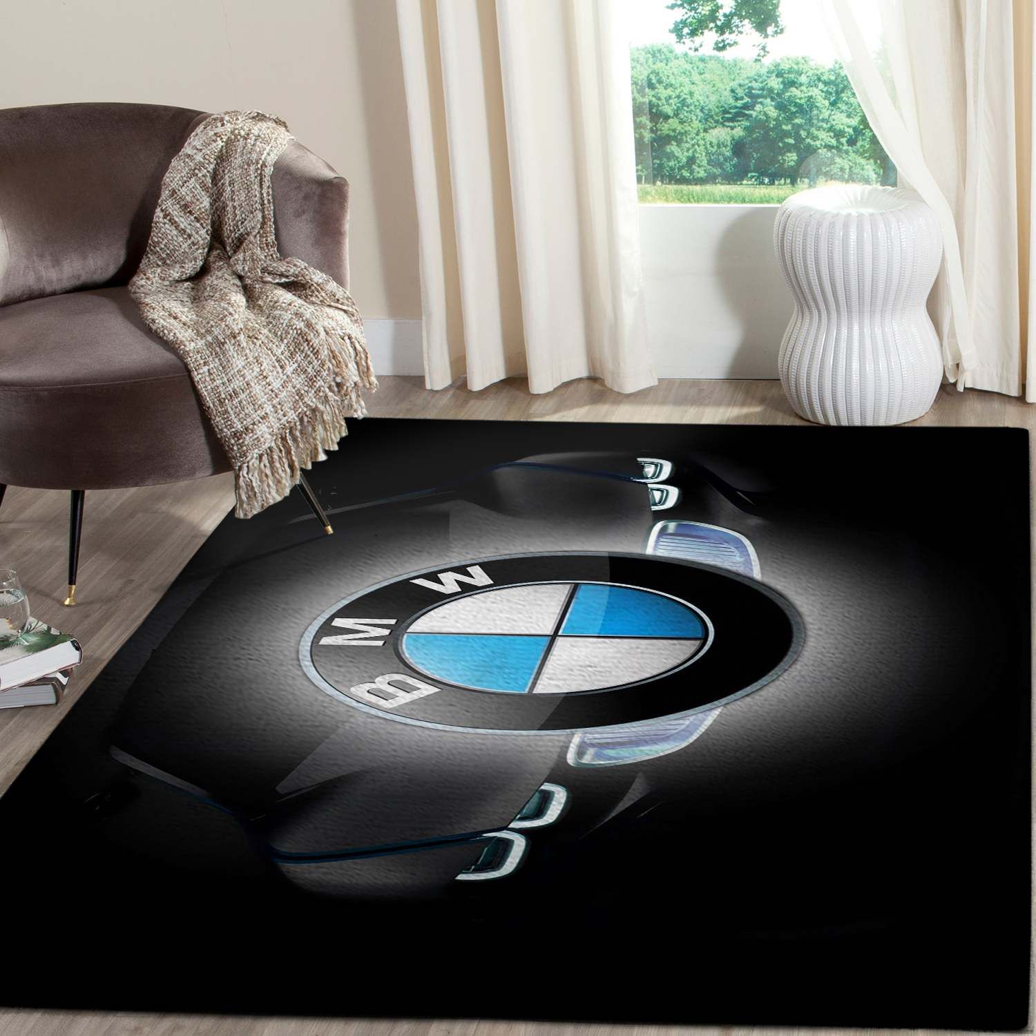 BMW Logo SuperCars Area Rugs Living Room Carpet FN151214 Local Brands Floor Decor