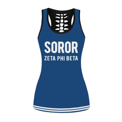 Soror Zeta Phi Beta Tank-Top And Legging 3D All Over Print