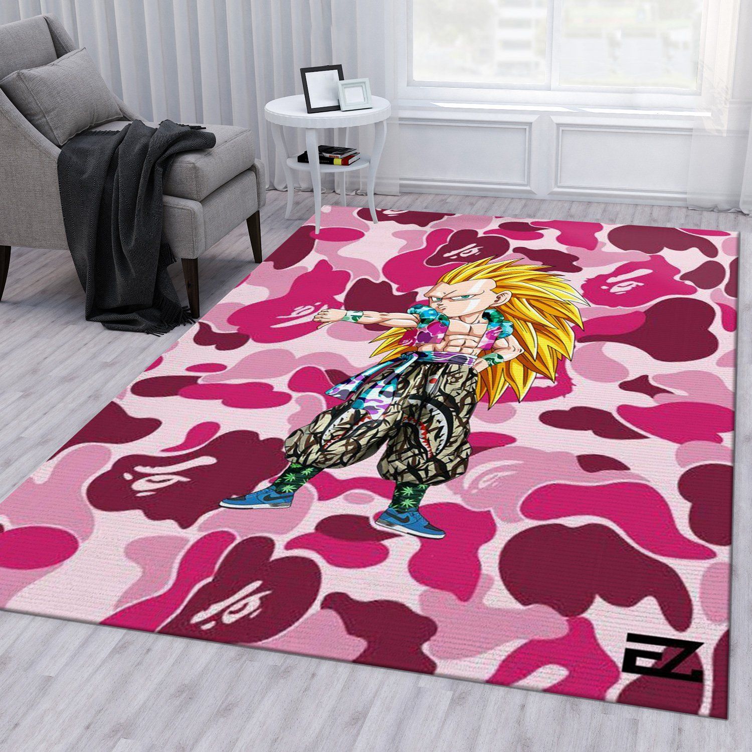 Bape Area Rug Bedroom Rug US Gift Decor