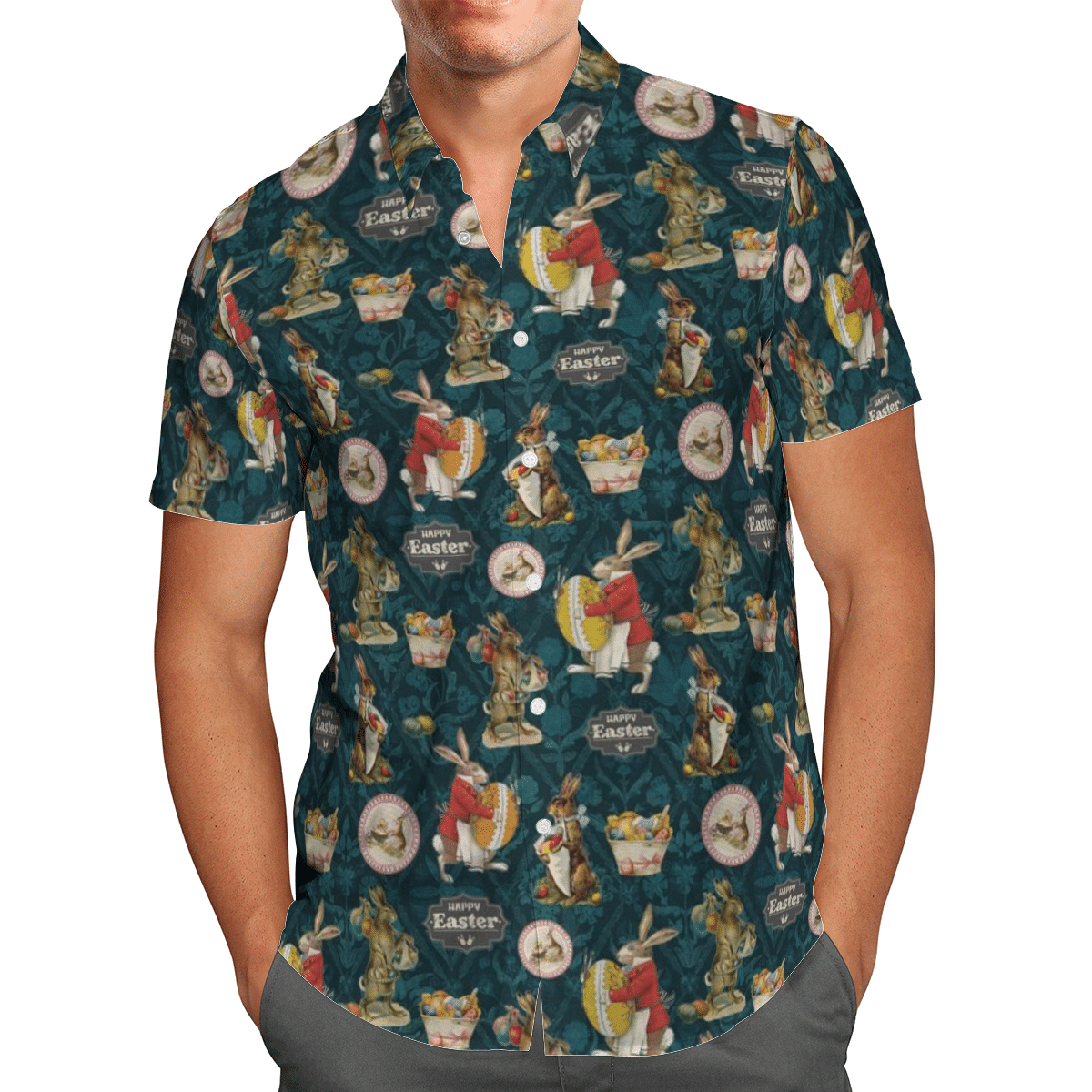 Bunny Easter Hawaiian Shirt