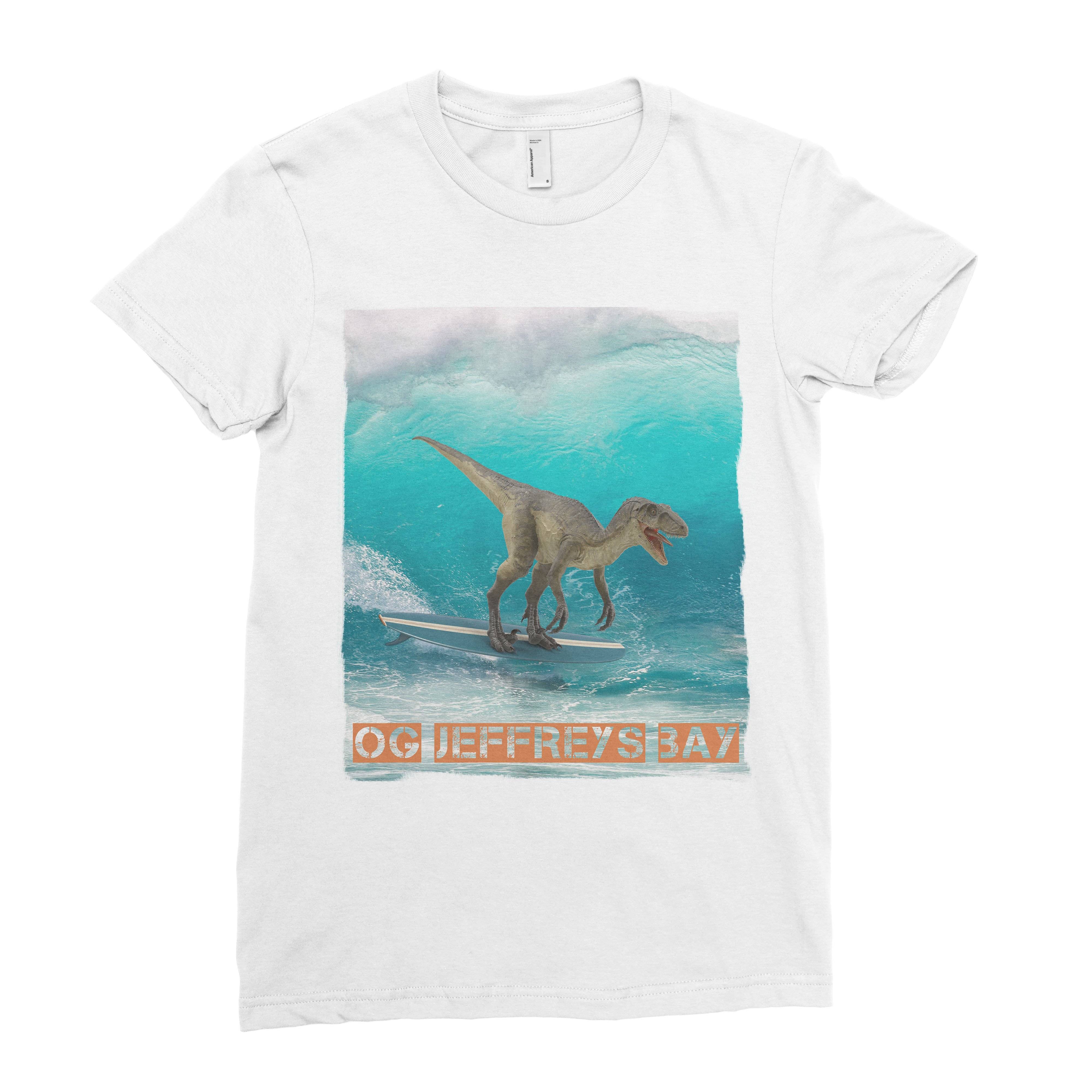 Surfing Dinosaur Graphic Kids T-Shirt