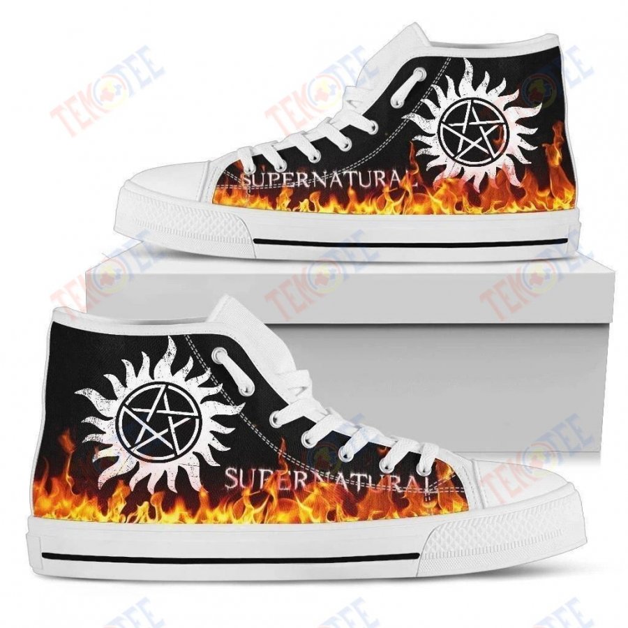 Mens Womens Supernatural High Top Convers Shoes Custom Shoes Nice And Comfortable TDT126