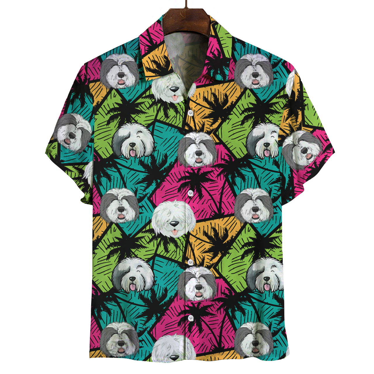 Aloha Hawaii Old English Sheepdog Shirt Ha59278