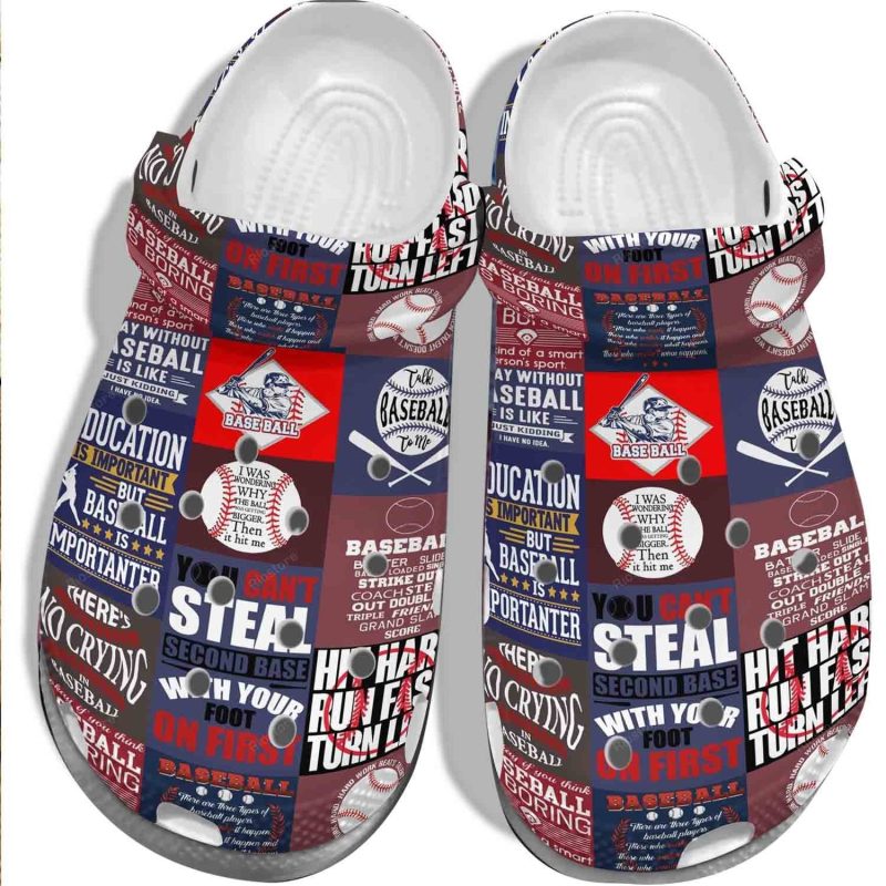 Baseball Stickers Motivation Shoes Clogs Gifts For Baseball Son Daughter Shoes Clogs