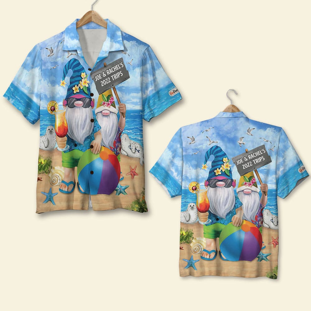 Beach Gnome Couple Personalized Hawaii Summer Gifts For Ha43716