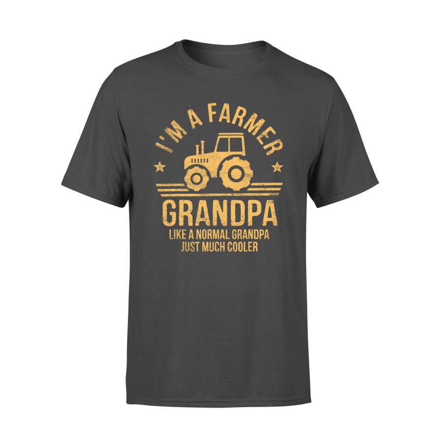 I’m A Farmer Grandpa Rancher Gifts Tractor Farm Farming T Shirt – Standard T-shirt