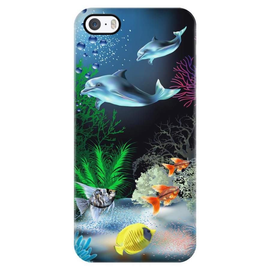 Sea Life Dolphin Natural Ocean Landscape iPhone Samsung Galaxy Phone Case 5678