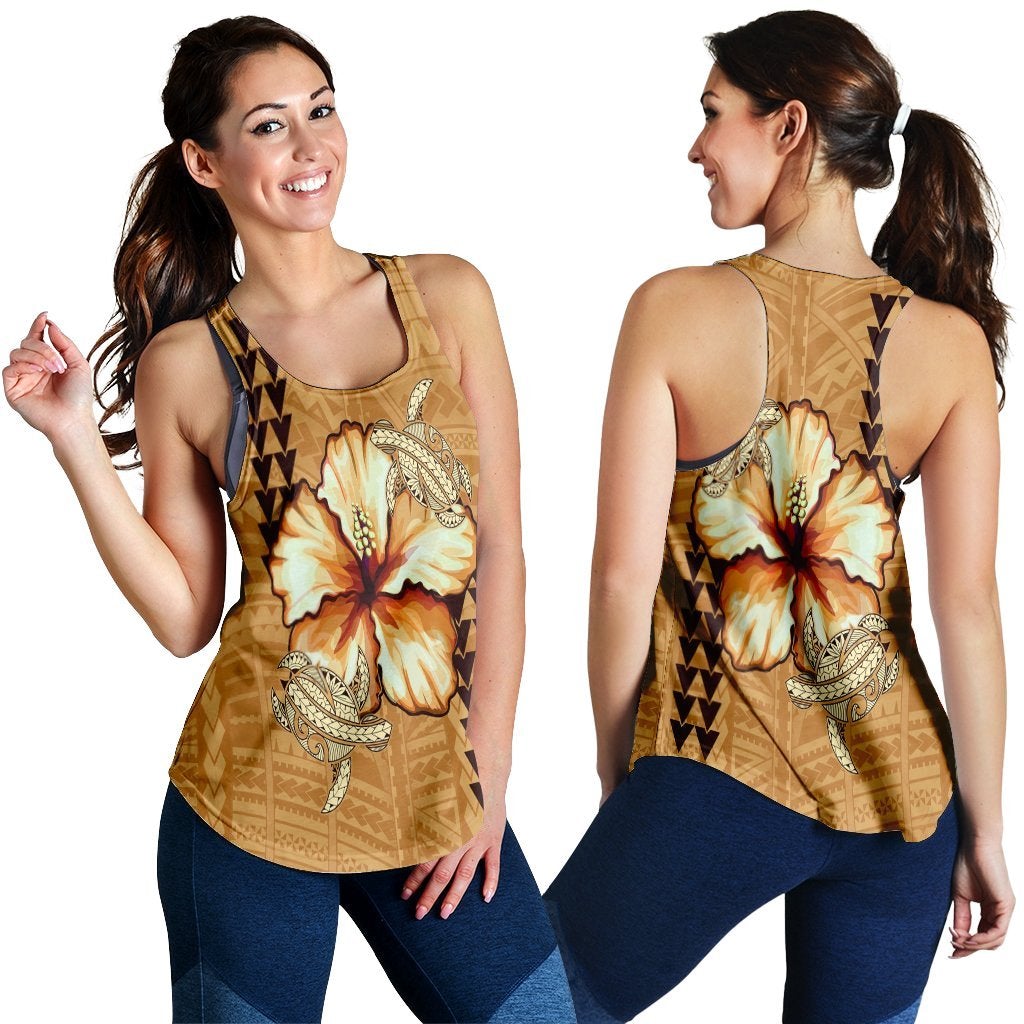 Hawaii Vintage Hibiscus Racerback Tank Ha16431