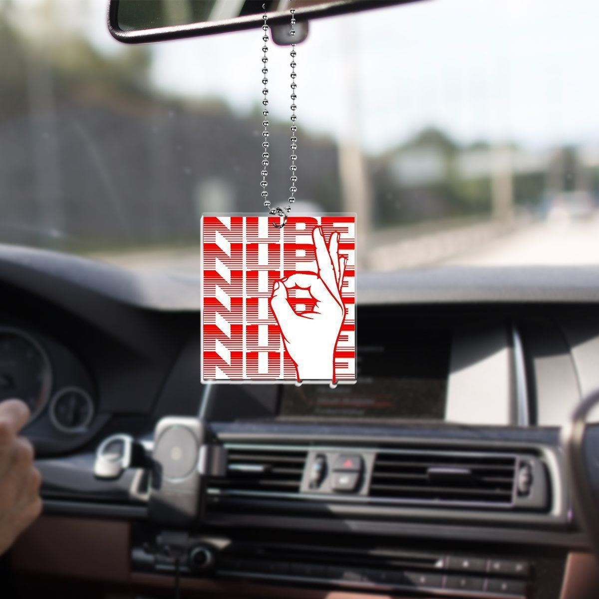 Wonderprint Ornament Nupe Hand Kappa Alpha Psi Car Hanging Ornament Lt10