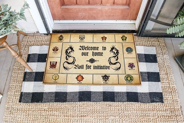 D&d Welcome To Our Home All Over Printing Doormat Area Rug