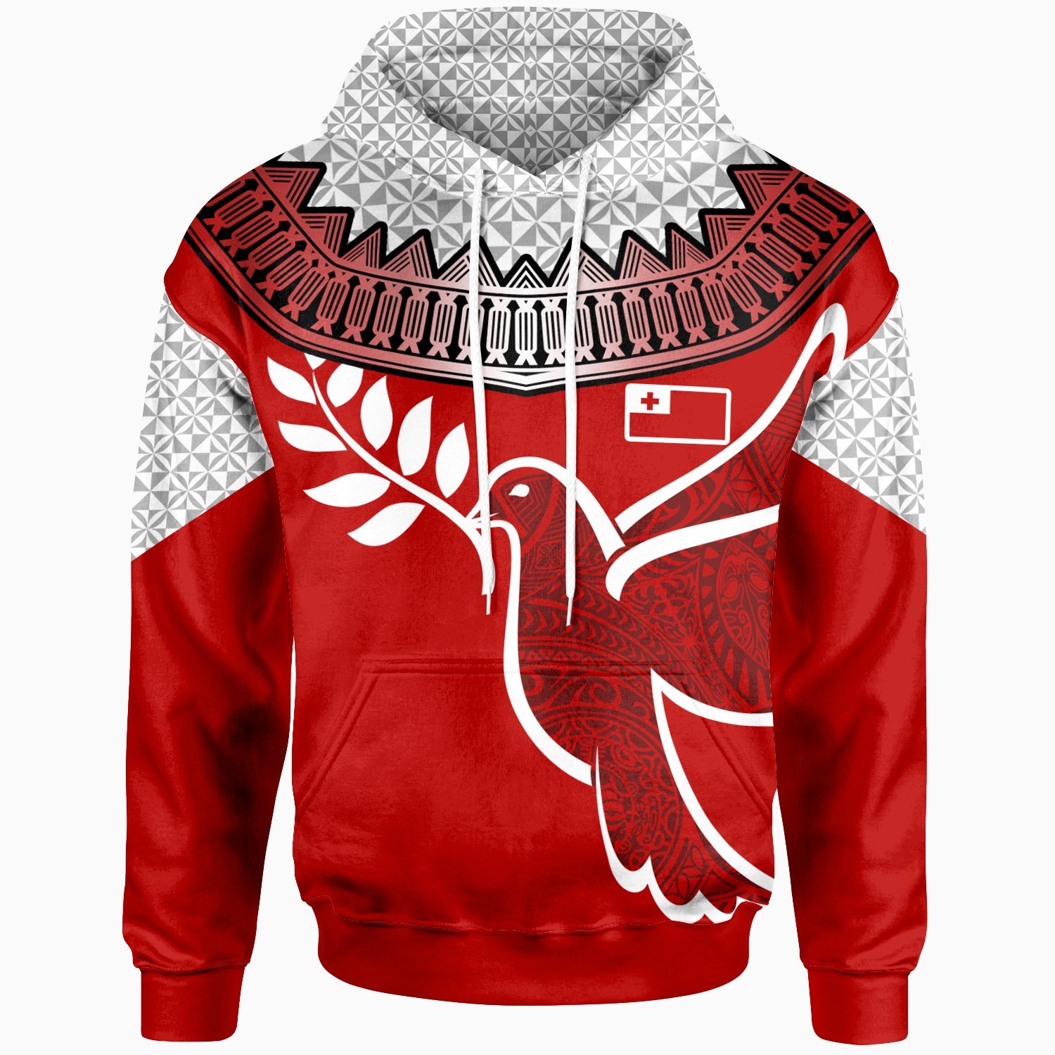 Tonga Custom Personalised Hoodie – Dynamic Sport – Pacific Print Hoodie