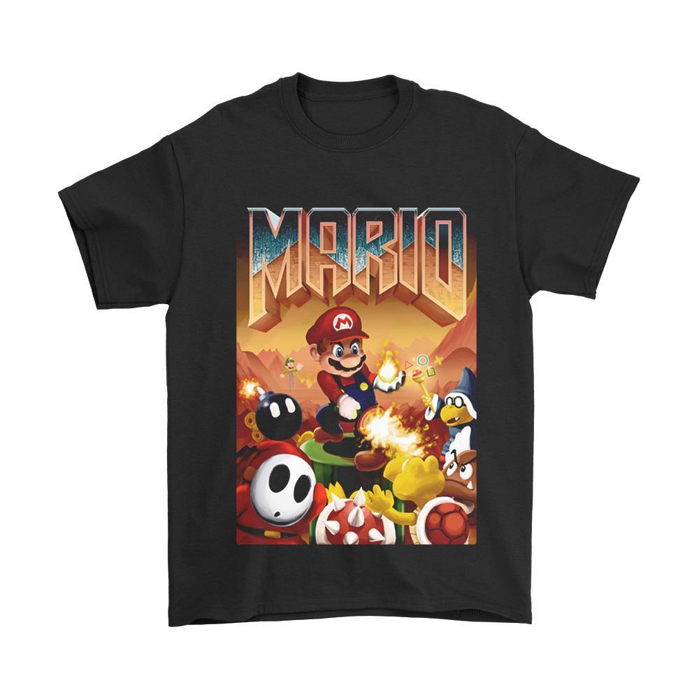 Super Mario Doom Men’s T-Shirt