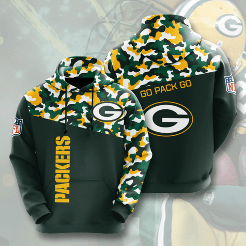 Green Bay Packers Hoodie 3D Zipper Hoodie For Men For Women All Over Printed Hoodie 3D Zipper Hoodie V4623