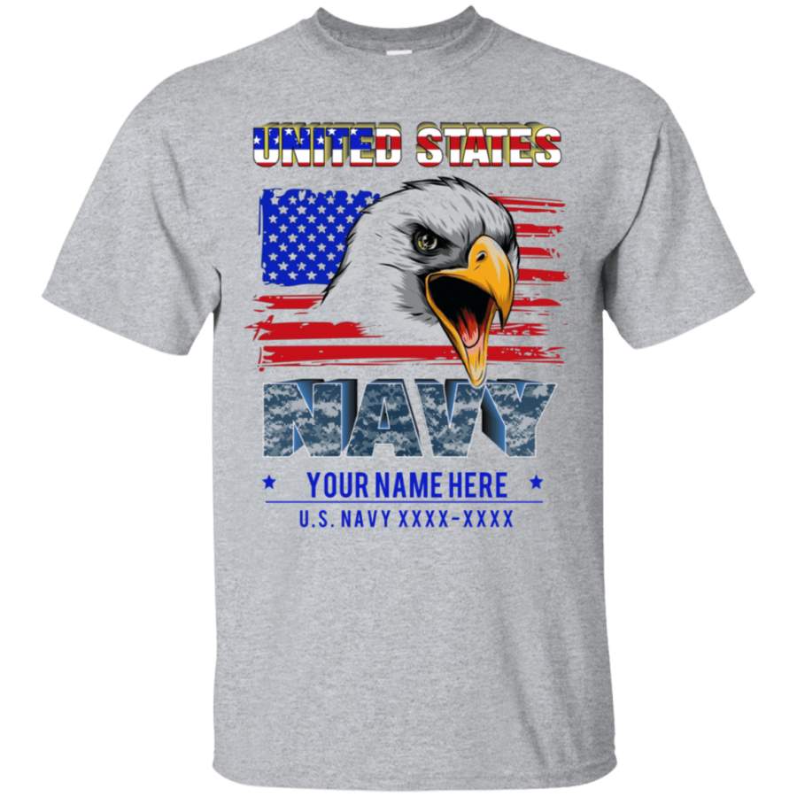 DQL035 US Navy Customizable Unisex T-Shirt