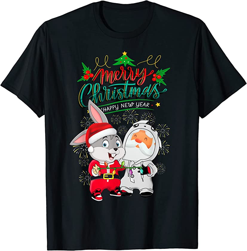 Merry Christmas And Happy New Year – Year Of The Rabbit 2023 T-Shirt