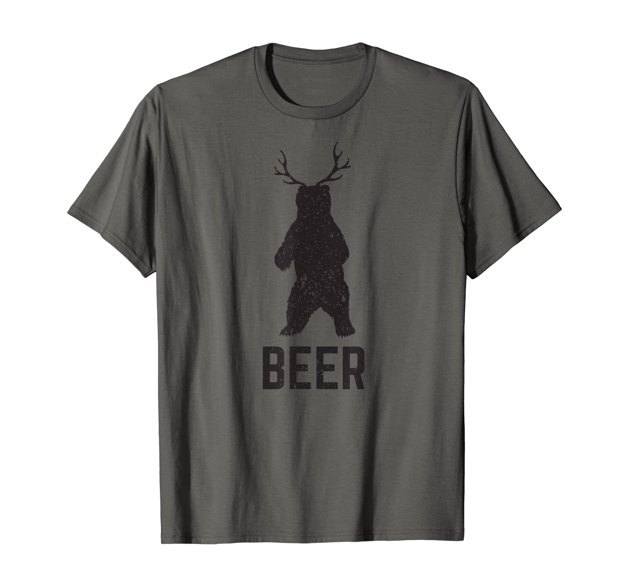 Deer Antlers Bear Beer – Funny Craft Beer Shirt