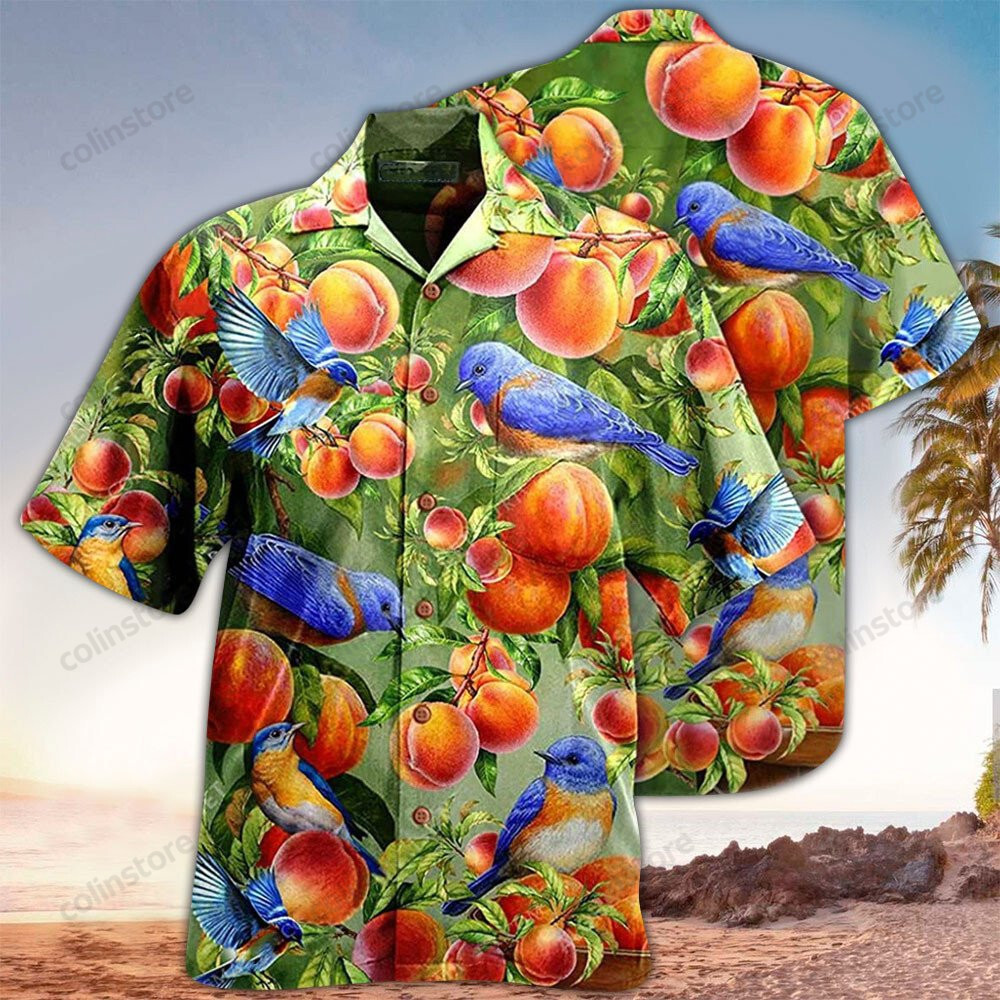 Peach Hawaii Lover Gifts Shirt Aloha Ha4488