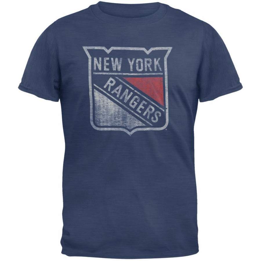 New York Rangers – Logo Scrum Premium T-Shirt