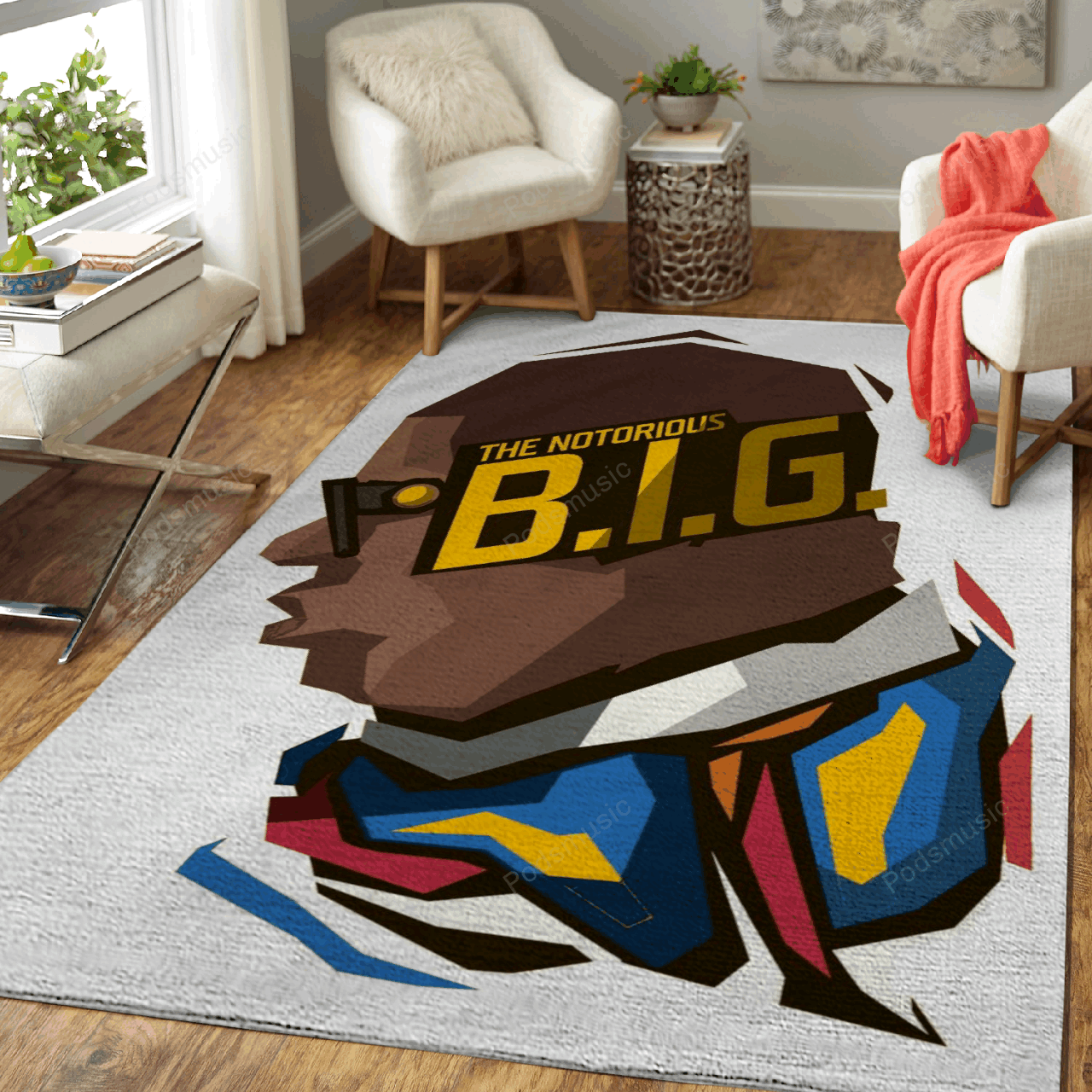 biggie smalls – Rapper And Hip Hop Music Art For Fans Area Rug Carpet