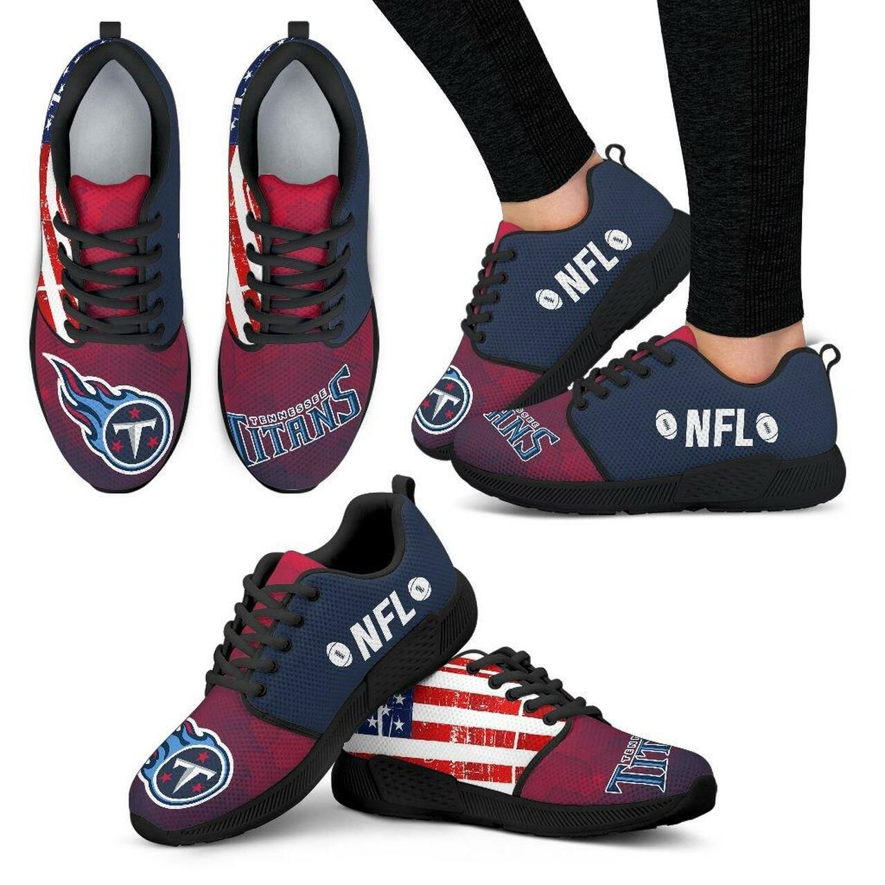 Tennessee Titans Sneakers Simple Fashion Shoes Athletic Sneaker Running Shoes For Men, Women Shoes14952