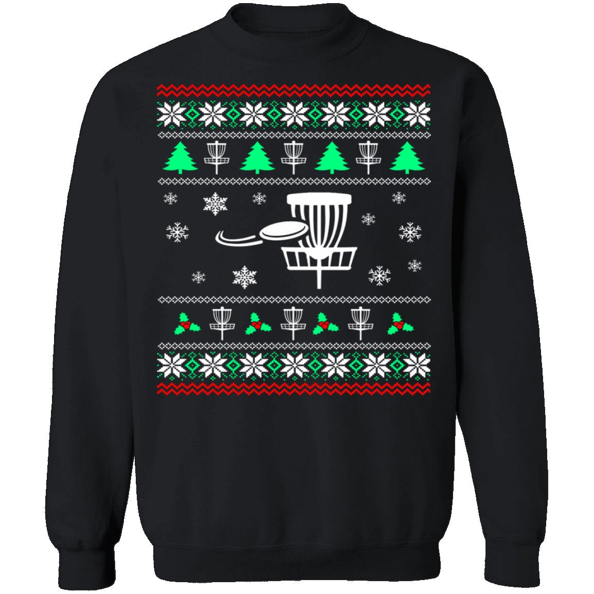 Disc Golf Ugly Christmas Sweater T-Shirt