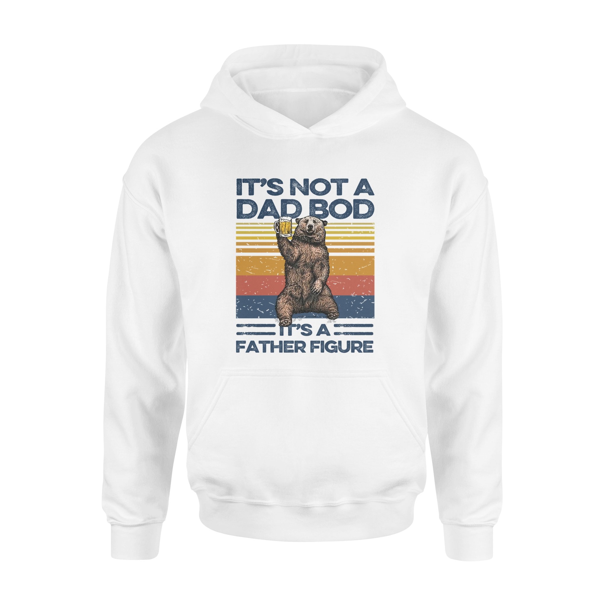 Beer its not a dad bod its a father figure vintage – Standard Hoodie