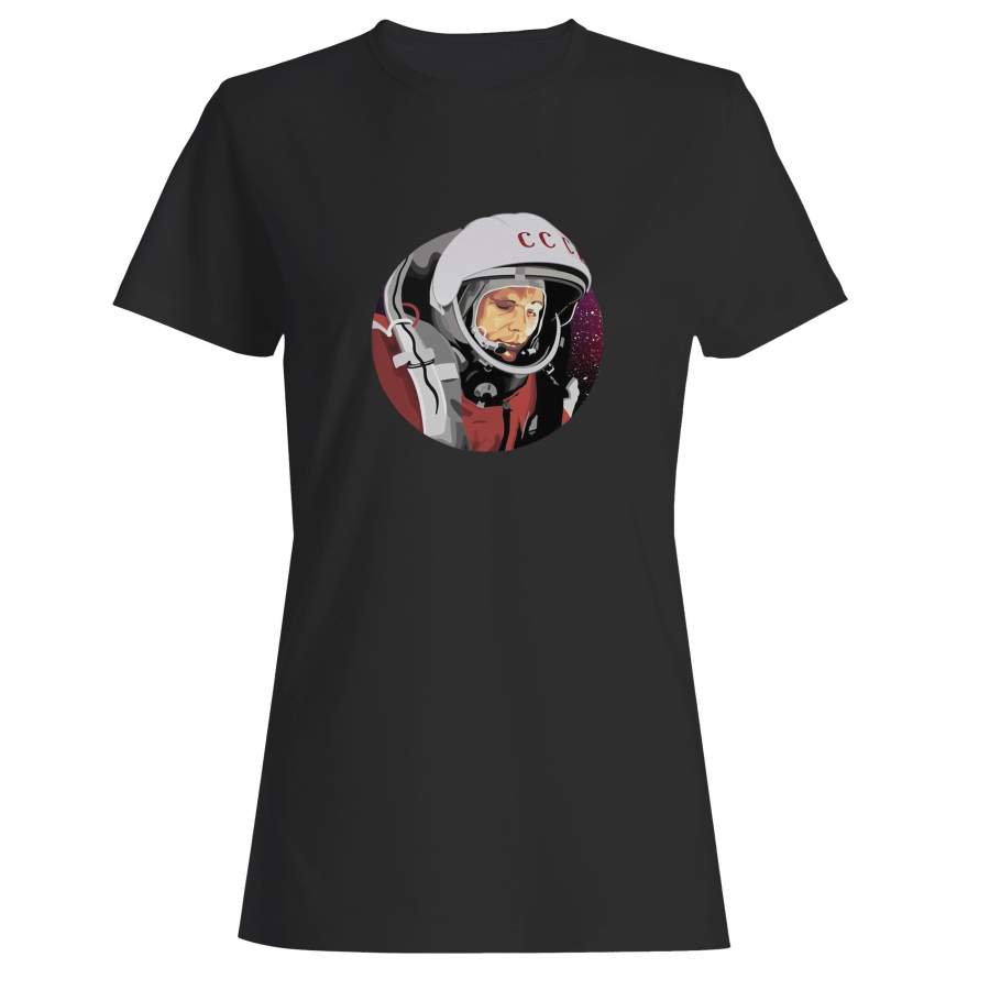 Jurij Gagarin First In Space Woman’s T-Shirt