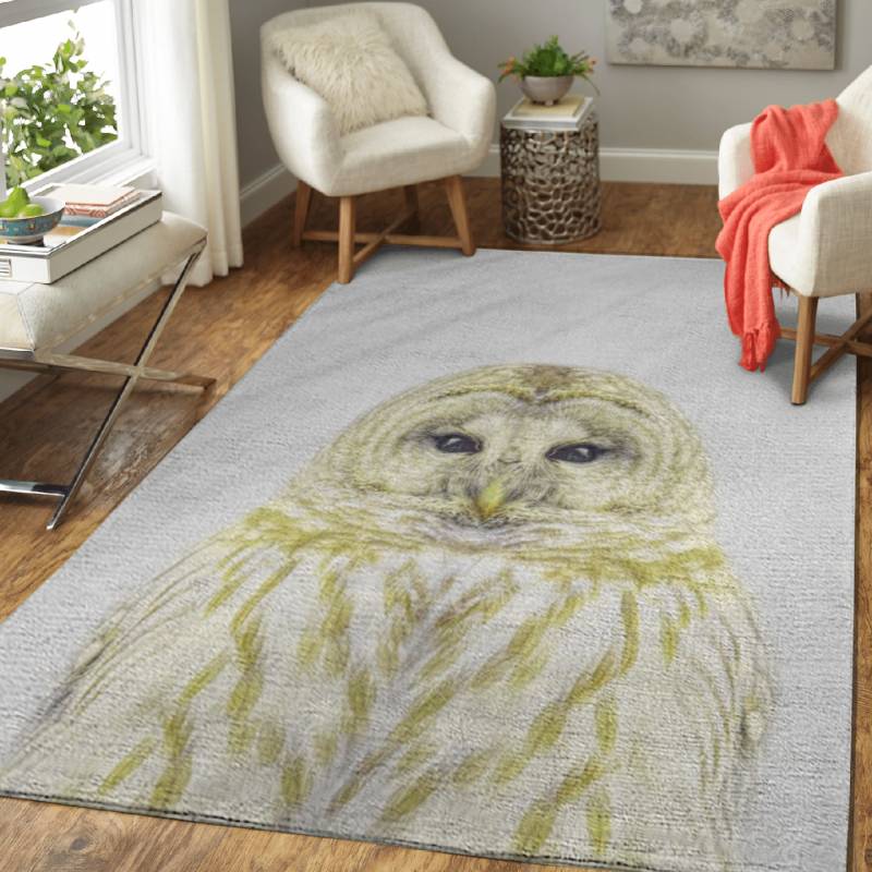 golden owl  – Animals Area Rug Carpet