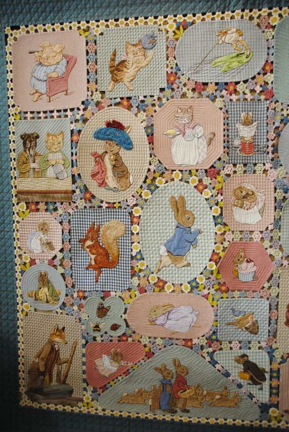 Bunny Easter Cla11110327Q Quilt Blanket